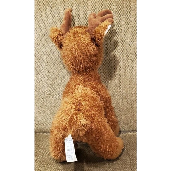 2021 Green Embroidered Eyes BAB Reindeer Pleather Feet 6.5"×12"×14" Plush - Picture 3 of 14